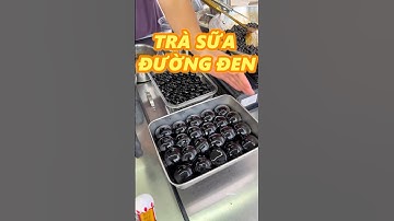 TRÀ SỮA TRÂN CHÂU ĐƯỜNG ĐEN #food