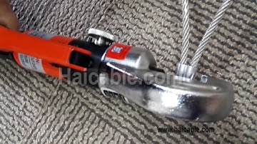 Swaging Wire Rope Crimping Tools