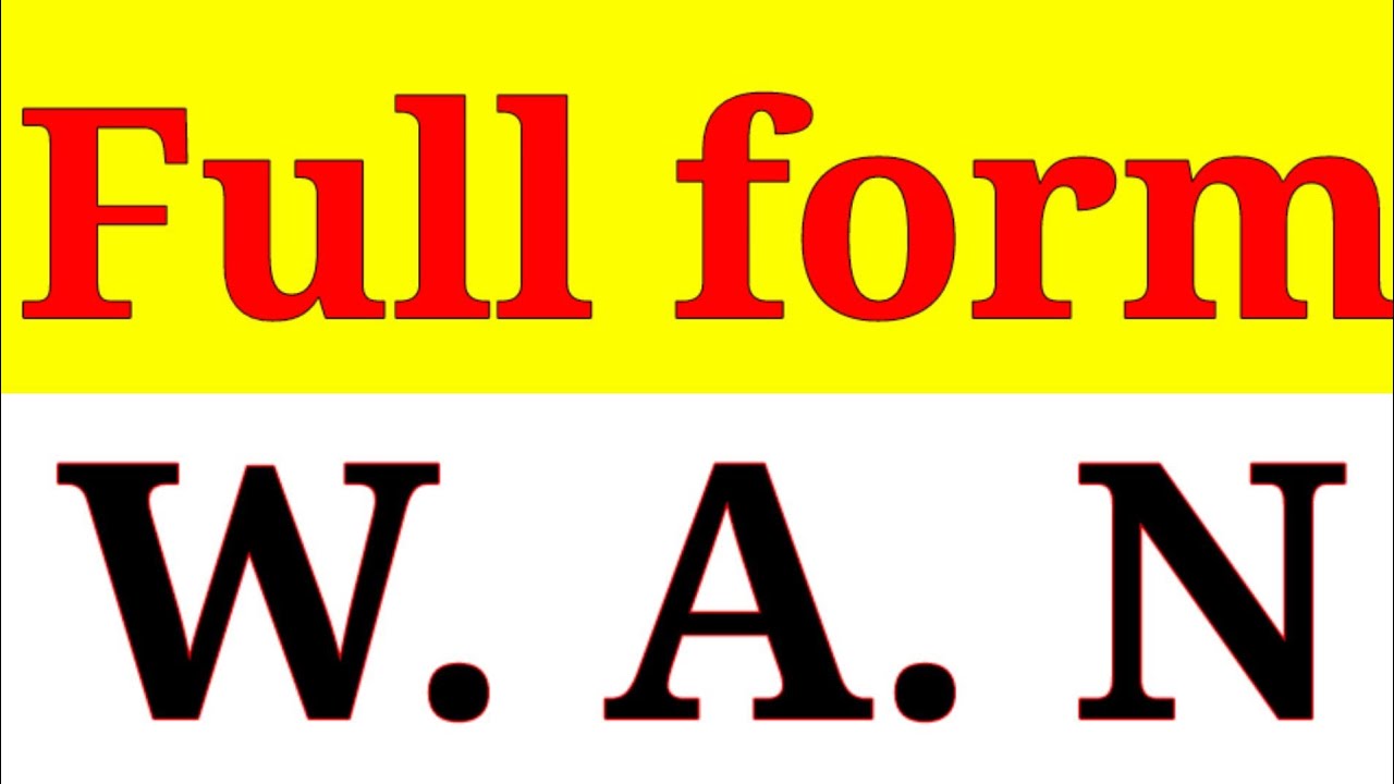 Full form WAN |WAN ka full form|Study go|