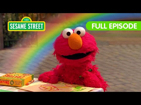 Elmo Finds All Of The Colors Of The Rainbow | Sesame Street Full Episode