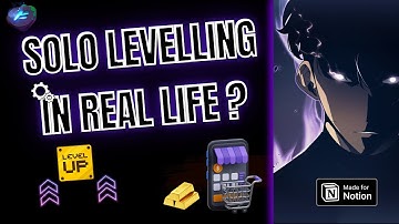 Solo Levelling System For Gamifying Life
