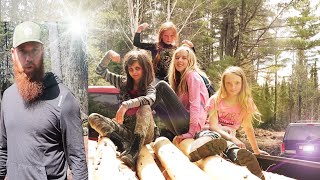 Is this Even POSSIBLE? A Man Off Grid with his FOUR DAUGHTERS!!