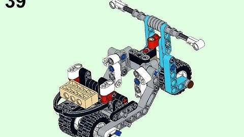 LEGO® 42133 Alternate Build - Technic Telehandler - Pizza Scooter