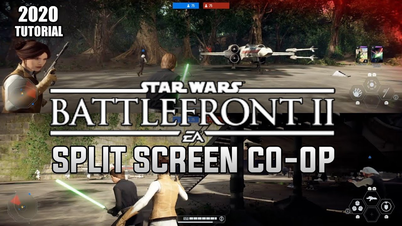 Diskutere strand månedlige How To Play Splitscreen On Star Wars Battlefront 2 Ps4 |Star Wars  Battlefront 2 Split Screen | Co-op - YouTube