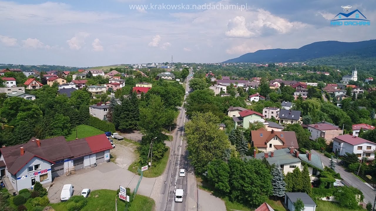 Ulica Krakowska przed przebudową - Bielsko-Biała 2018