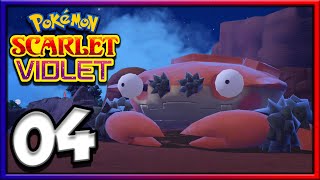Pokémon Scarlet and Violet - Gameplay Walkthrough Part 4 - Stony Cliff Titan and Grass Gym!