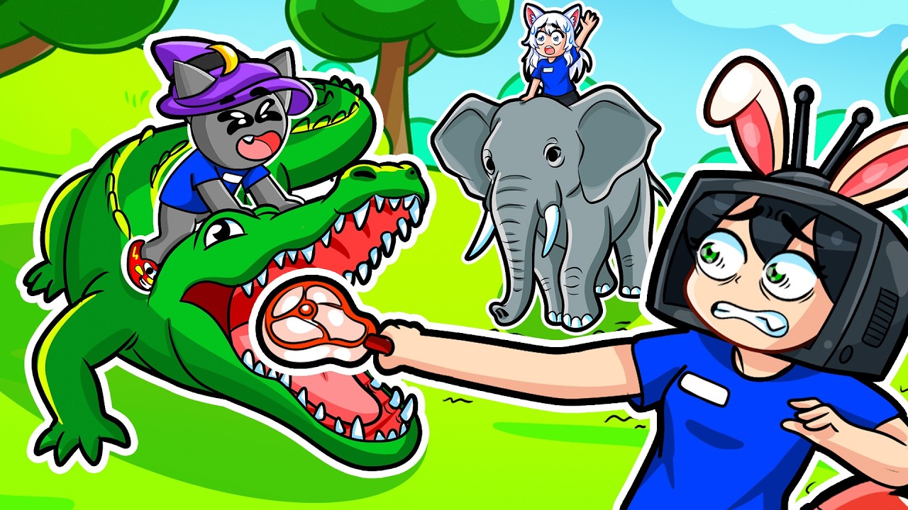 Un SIMULADOR de TRABAJAR en el ZOOLÓGICO... 😢😳