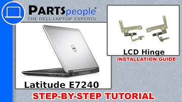 Dell Latitude E7240 LCD Hinges How-To Video Tutorial