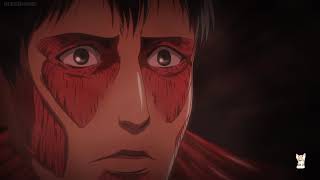 [HD] Eren Yeager & Armin VS Colossal Titan FULL FIGHT | Eng Sub