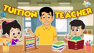 Tuition Teacher | Good Vs Bad Teacher | Animated Stories | English Cartoon | Moral Stories | PunToon