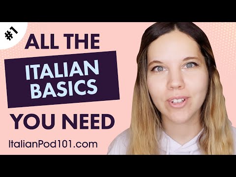 ALL the Basics You Need to Master Italian #1