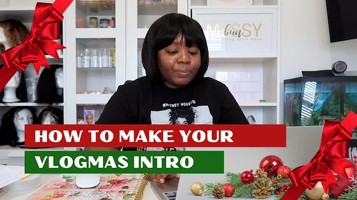 MAKING MY VLOGMAS INTRO WITH CANVA | VLOGMAS DAY 1