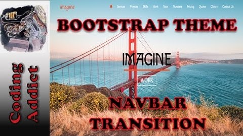 Bootstrap Theme 45 - Navbar Transition