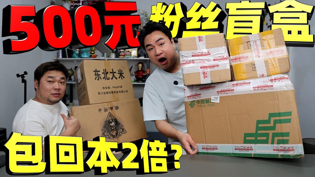 花1000块买两个粉丝的盲盒，号称铁粉保证回本2倍，结果如何？