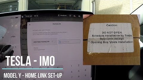 Tesla Model Y - Updated HomeLink Install & Review