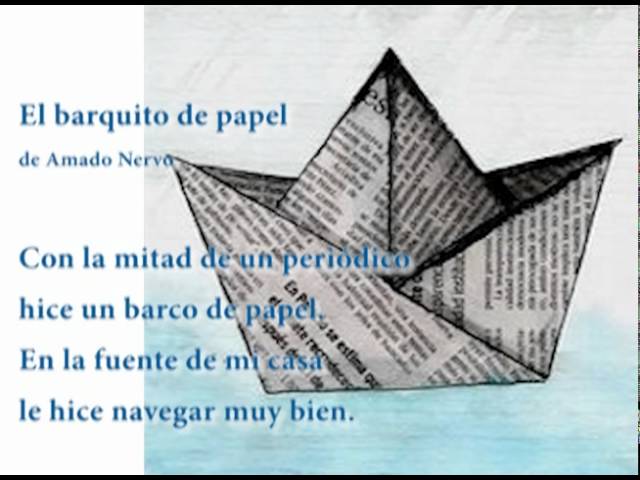 El barquito de papel de Amado Nervo | Coleccion DraBadia.com - YouTube