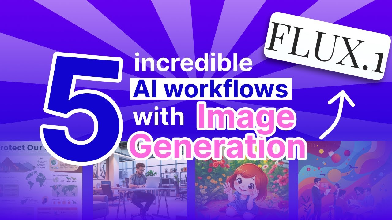 5 Incredible Use cases of Image Generation within AI Workflows - YouTube