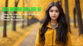 Video thumbnail of "Con đường xưa em đi - Sáng tác: Châu Kỳ và Hồ Đình Phương"