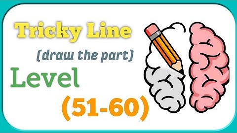 Tricky Line - Draw the Part Level 51-60 Walk-through Solution