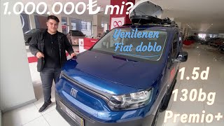 2024 Model Fiat Doblo Combi 1.5d 130bg Premio Plus, Full+Full paket inceleme videosu 4k