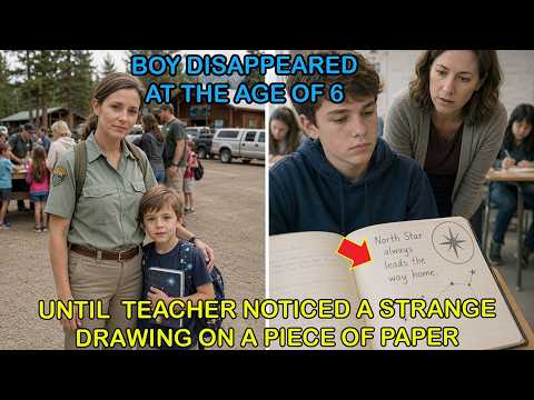 Boy Disappeared At The Age Of 6 — Until  Teacher Noticed A Strange Drawing On A Piece Of Paper