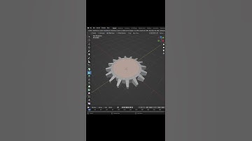 Design Gear In Blender #shorts