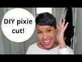 Easy FREE DIY pixie cut tutorial | Easy at- home haircut