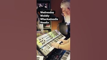 Wednesday whackadoodle synth ditty #matriarch #synth #moog #electronicmusic #synthesizer #synthjam