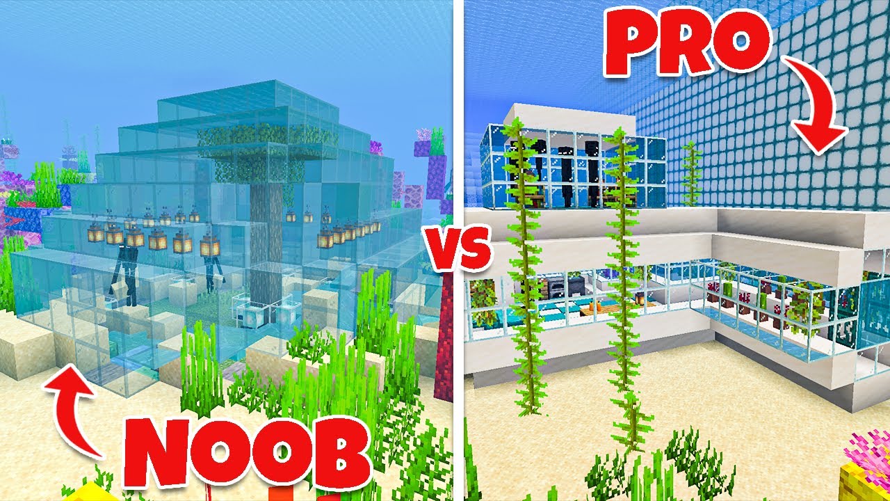 Aphmau Crew builds an UNDERWATER SECRET BASE | NOOB vs PRO
