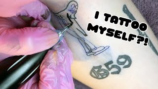 Giving Myself A Tattoo?! | Favvosee Tattoo