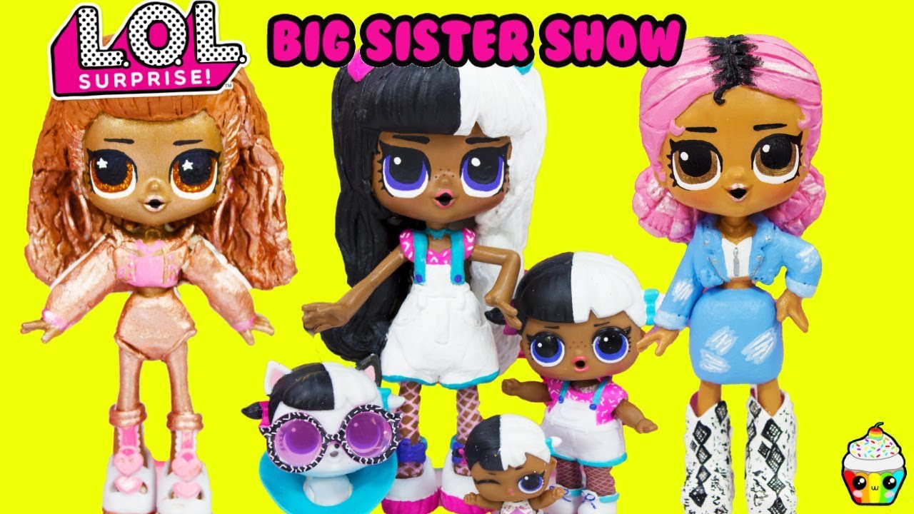 LOL Surprise Big Sister Show Exclusives Compilation Baby Next Door,  Instagold, Jet Set QT - YouTube