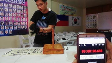 Skillstest BOLT AND NUTS 56secs. Technique assemble only