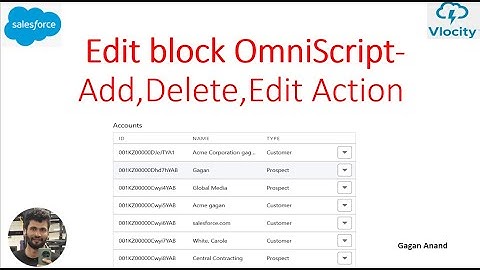 Edit block OmniScript- Add,Delete,Edit Action Vlocity