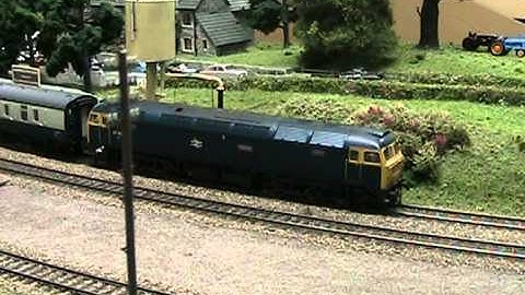 DCC Sound Class 47 arrives and departs 