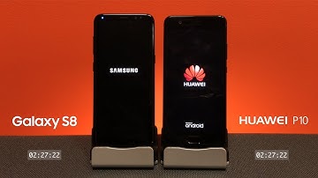 Galaxy S8 vs Huawei P10: Automatic Mobile Performance Speed Test (First Look)
