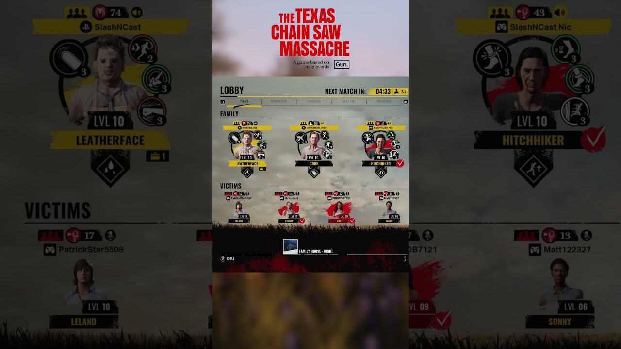 The Family is finally coming home… #texaschainsawmassacregame