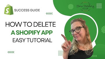 Shopify App Deletion Easy Step-by-Step Beginner Shopify Tutorial