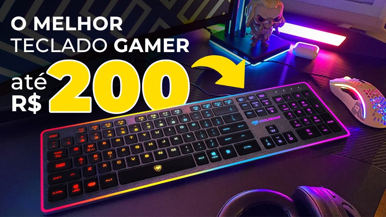 O melhor teclado gamer custo beneficio? Teclado Gamer Cougar Vantar ...