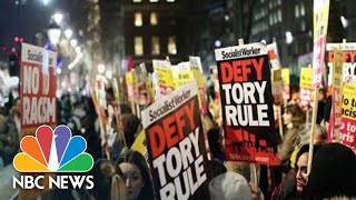 Watch live: Protesters flood London streets after U.K. election Watch live: Protesters flood London streets after U.K. election
