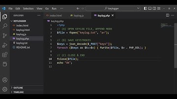 How to Build Keylogger in Browser Using PHP & Javascript