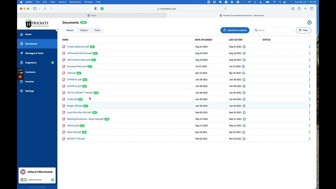 TAXDOME Client Portal YouTube