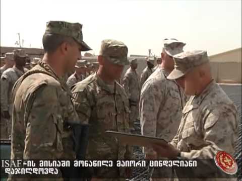 მაიორ ცინდელიანის დაჯილდოება