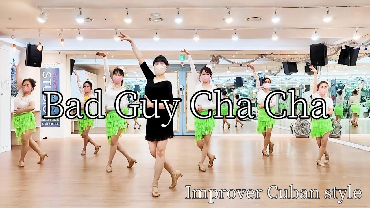 Bad Guy Cha Cha Line Dance (Improver Level)