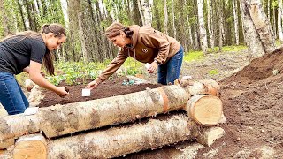 DIY Log Garden Raised Beds // Composite Shingle Roof Replacement // Repaint Friends Home￼