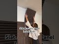 Slat Acoustic Panel Installation for Better Soundproofing 🎶
