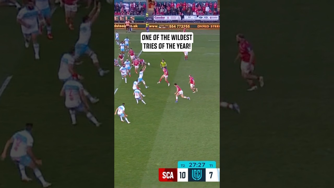 Handre Pollard finishes an outrageous try 🥵