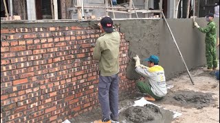 Construction And Finishing Of Fences Using Sand And Cement By Manual Method