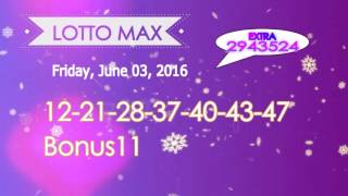 Past Winning Numbers Lotto 649