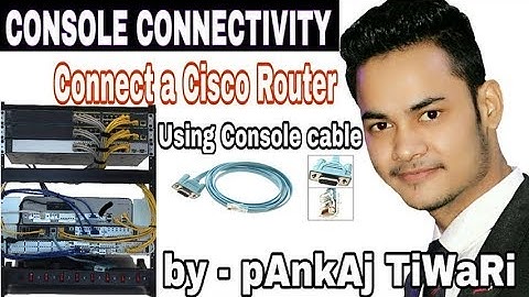 How to Connect Cisco Router Using Console  Cable || Connecting a Cisco Router via Console Port