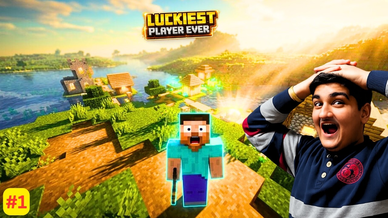 I Found The Rarest Village On My First Day in Minecraft | Ep-1